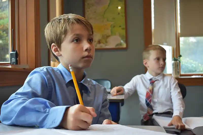 elementary-student-in-class-sparhawk Middle school boys in class at Sparhawk Academy